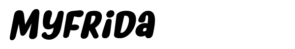Myfrida font preview